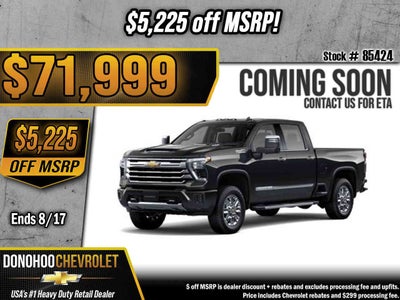 2026 Chevrolet Silverado 2500 HD High Country