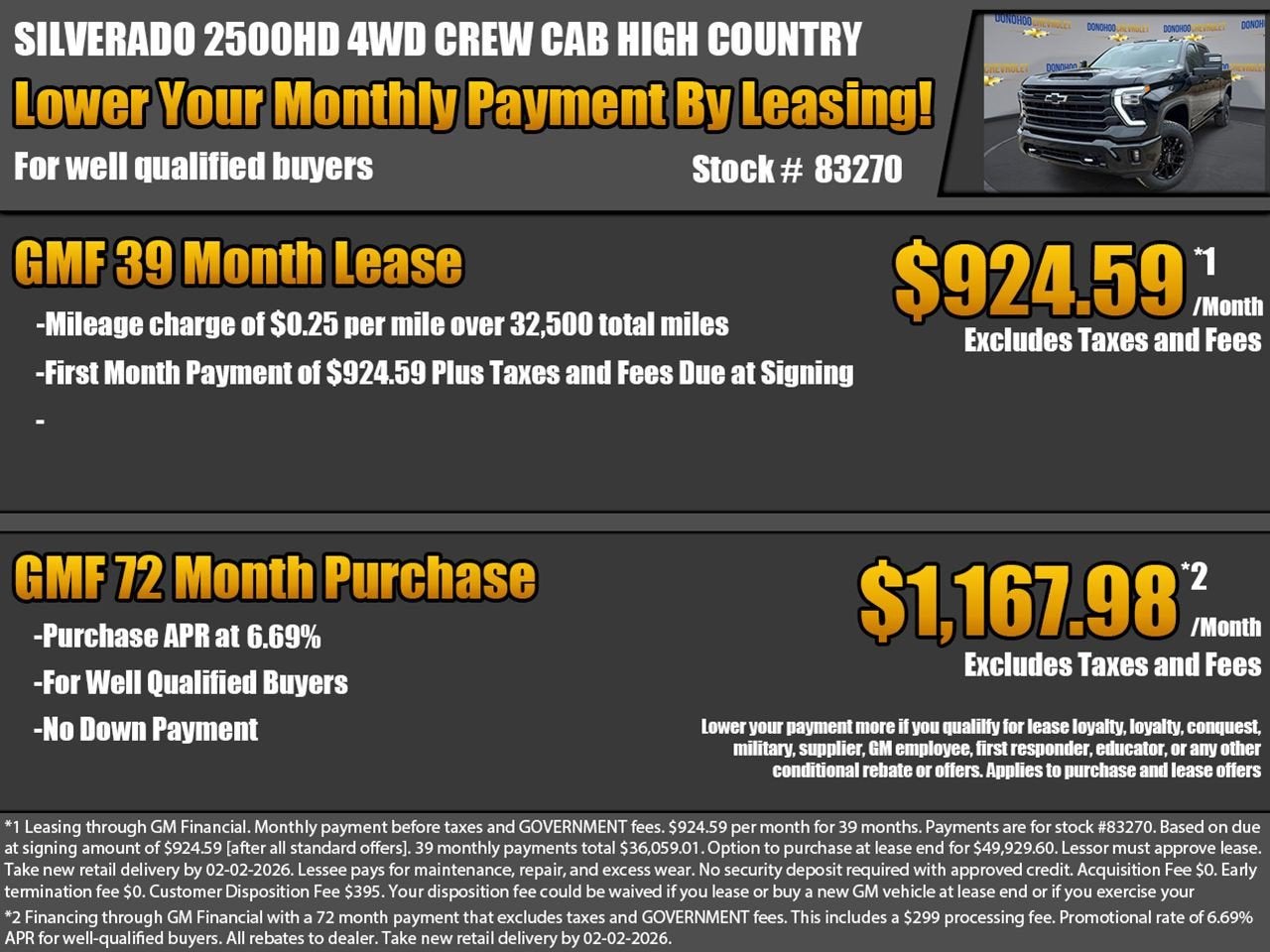 2026 Chevrolet Silverado 2500 HD High Country