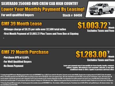 2026 Chevrolet Silverado 2500 HD High Country