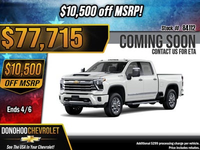 2026 Chevrolet Silverado 3500 HD High Country