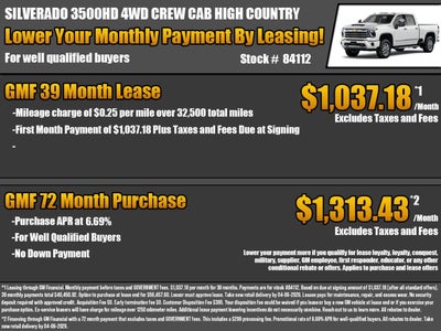 2026 Chevrolet Silverado 3500 HD High Country