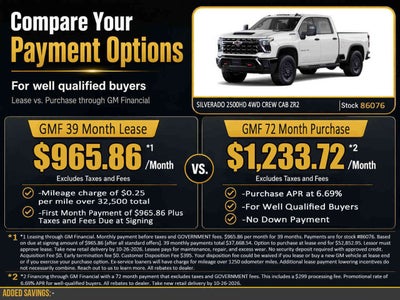 2026 Chevrolet Silverado 2500 HD ZR2