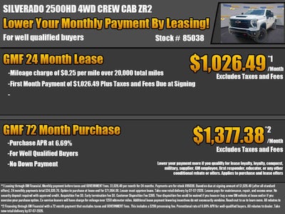 2026 Chevrolet Silverado 2500 HD ZR2