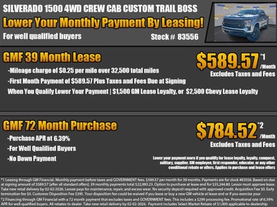 2026 Chevrolet Silverado 1500 Custom Trail Boss