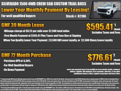 2026 Chevrolet Silverado 1500 Custom Trail Boss