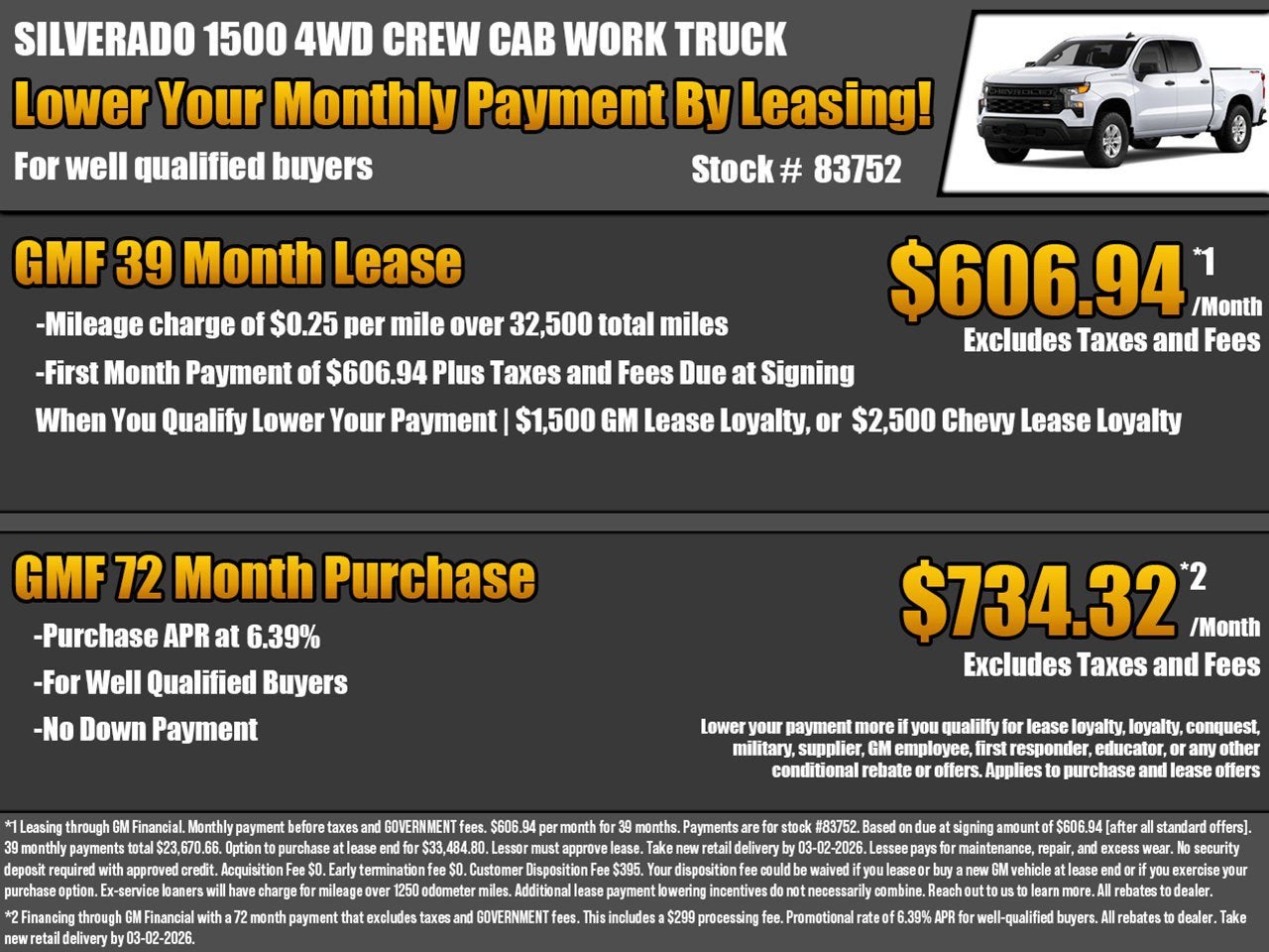 2026 Chevrolet Silverado 1500 WT