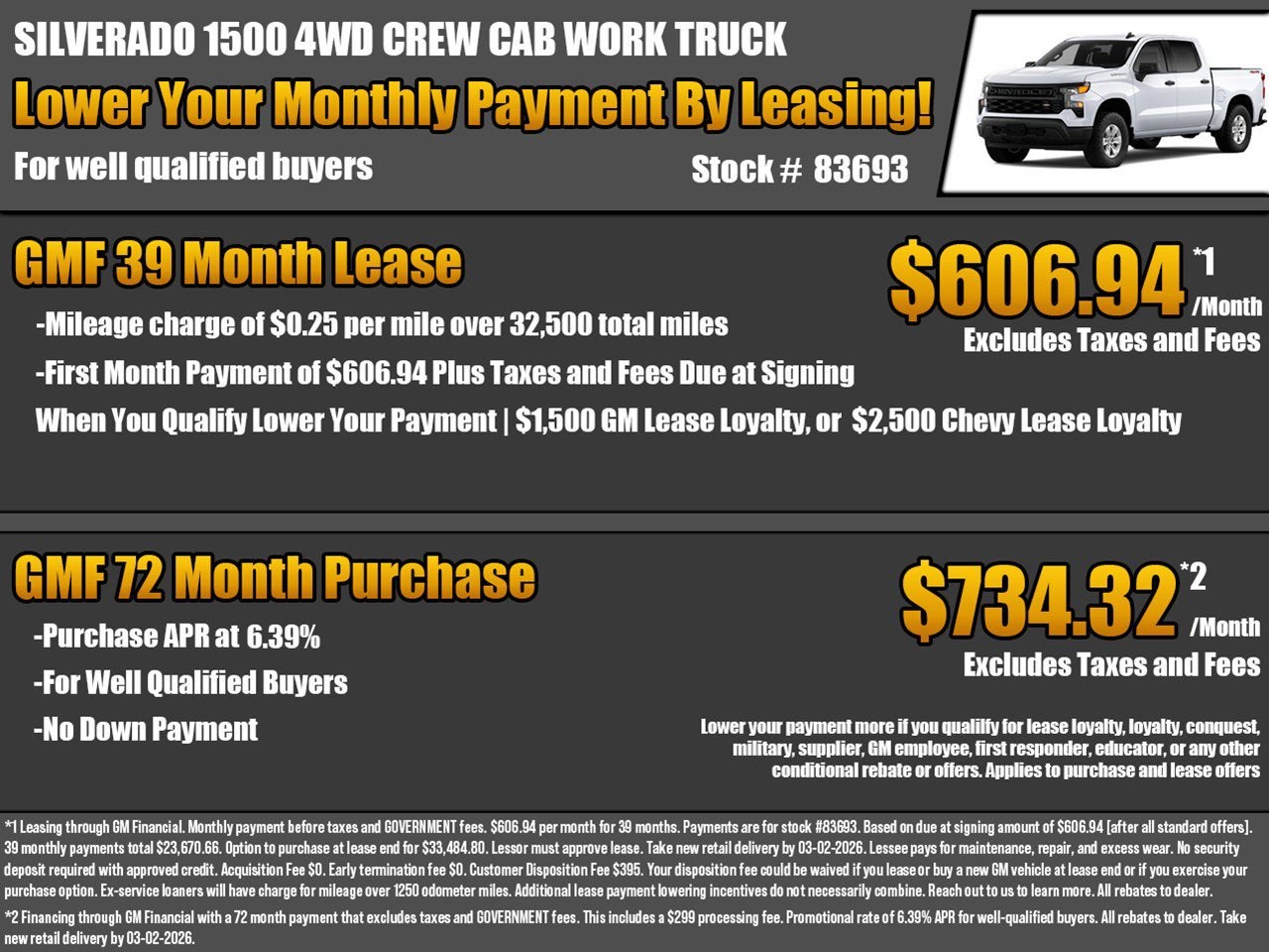 2026 Chevrolet Silverado 1500 WT