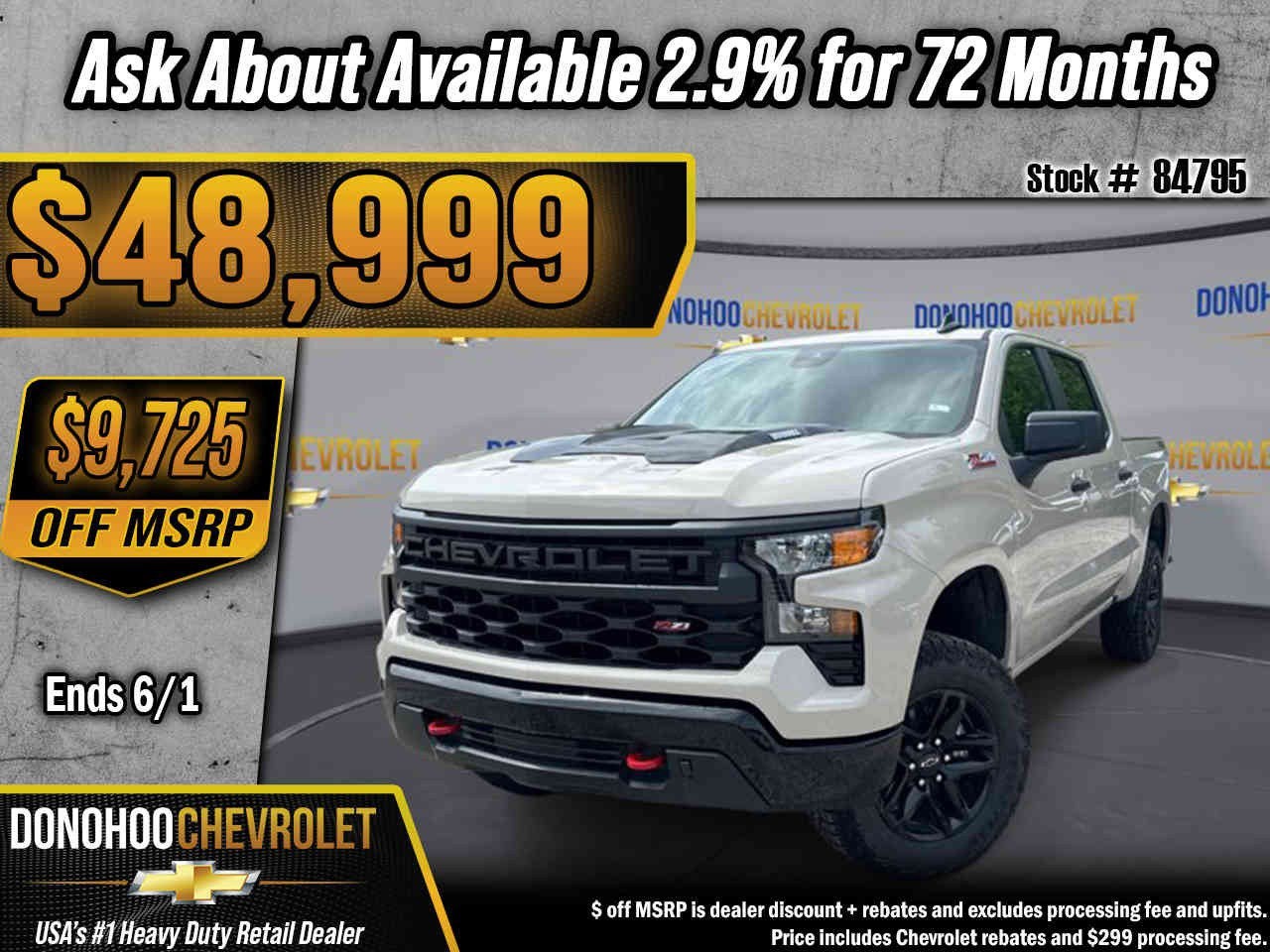 2026 Chevrolet Silverado 1500 Custom Trail Boss 4X4 Crew Cab Short Box's photo