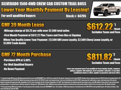 2026 Chevrolet Silverado 1500 Custom Trail Boss