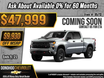 2026 Chevrolet Silverado 1500 Custom Trail Boss