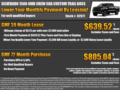 2026 Chevrolet Silverado 1500 Custom Trail Boss