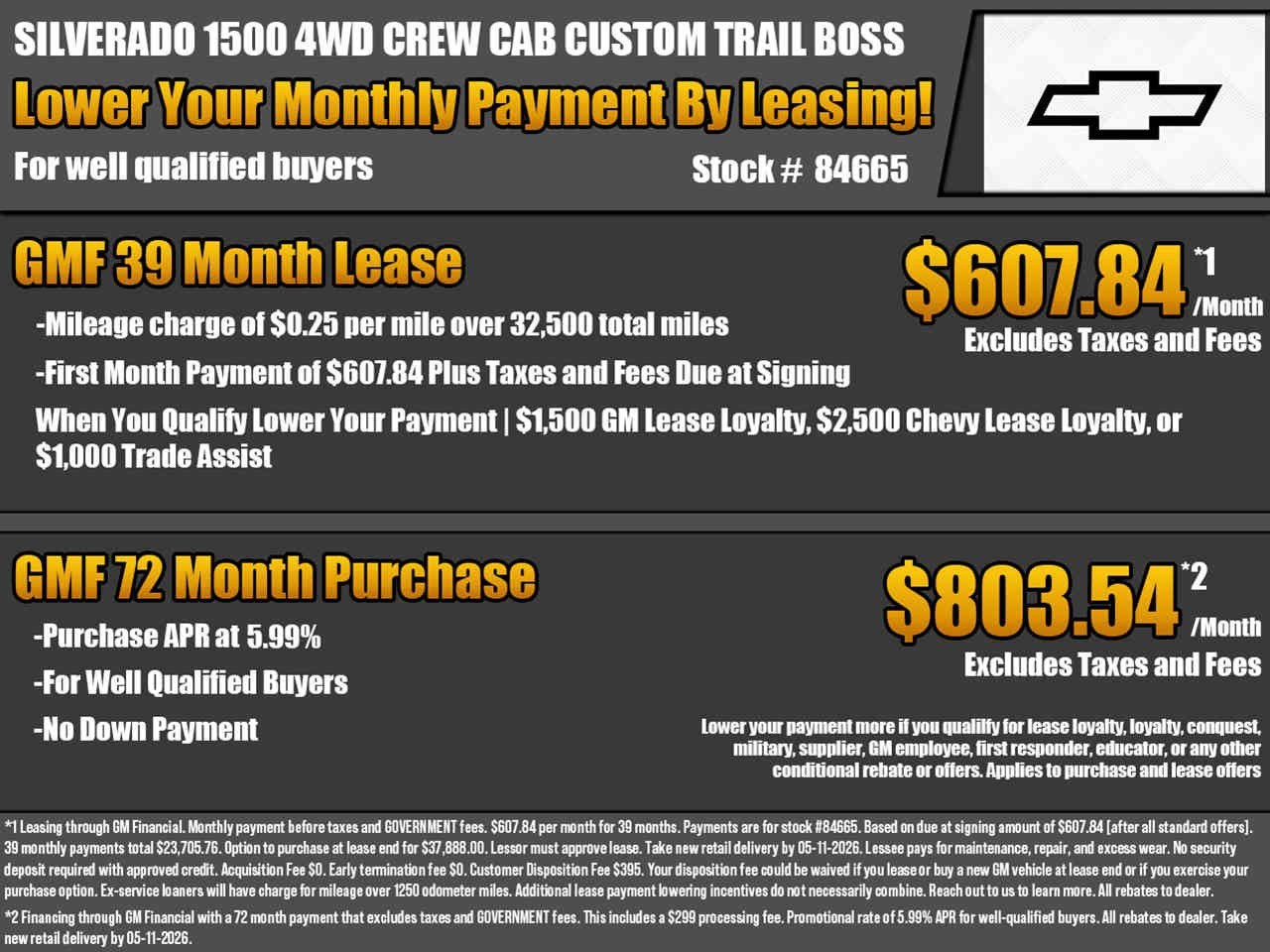2026 Chevrolet Silverado 1500 Custom Trail Boss