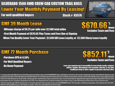 2026 Chevrolet Silverado 1500 Custom Trail Boss