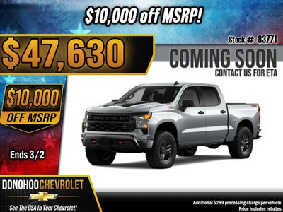 2026 Chevrolet Silverado 1500 Custom Trail Boss