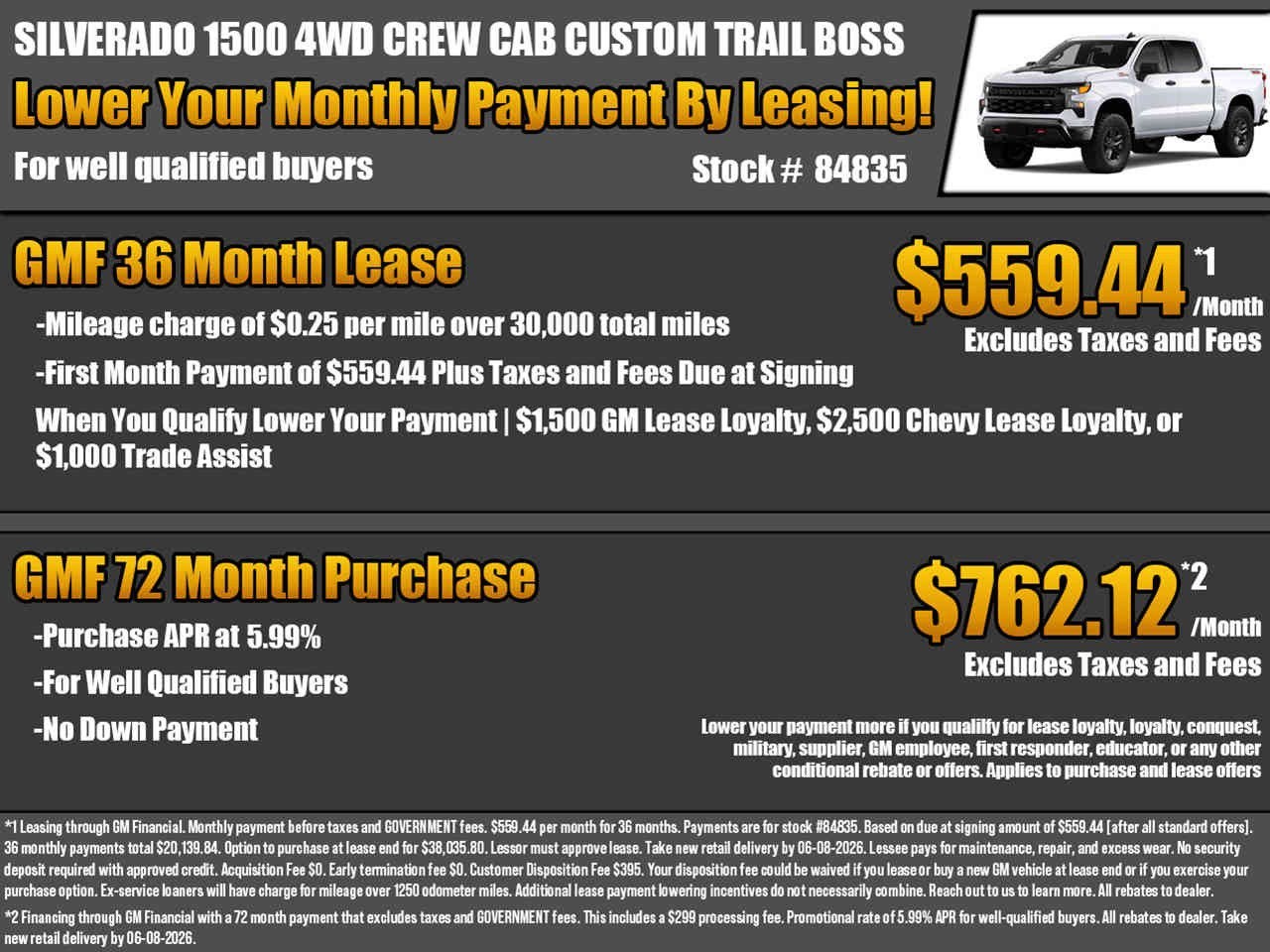 2026 Chevrolet Silverado 1500 Custom Trail Boss