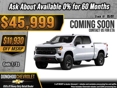 2026 Chevrolet Silverado 1500 Custom Trail Boss