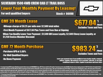 2026 Chevrolet Silverado 1500 LT Trail Boss