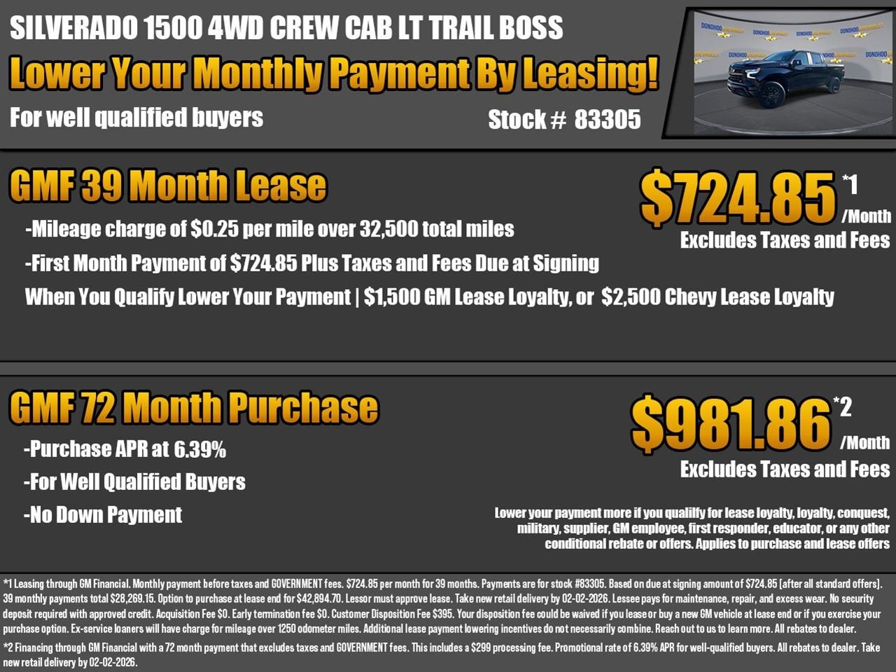 2026 Chevrolet Silverado 1500 LT Trail Boss