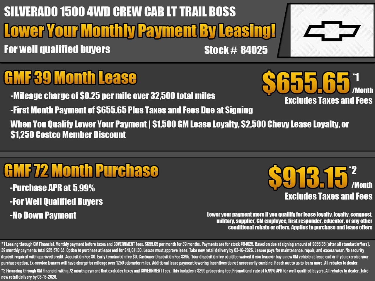 2026 Chevrolet Silverado 1500 LT Trail Boss