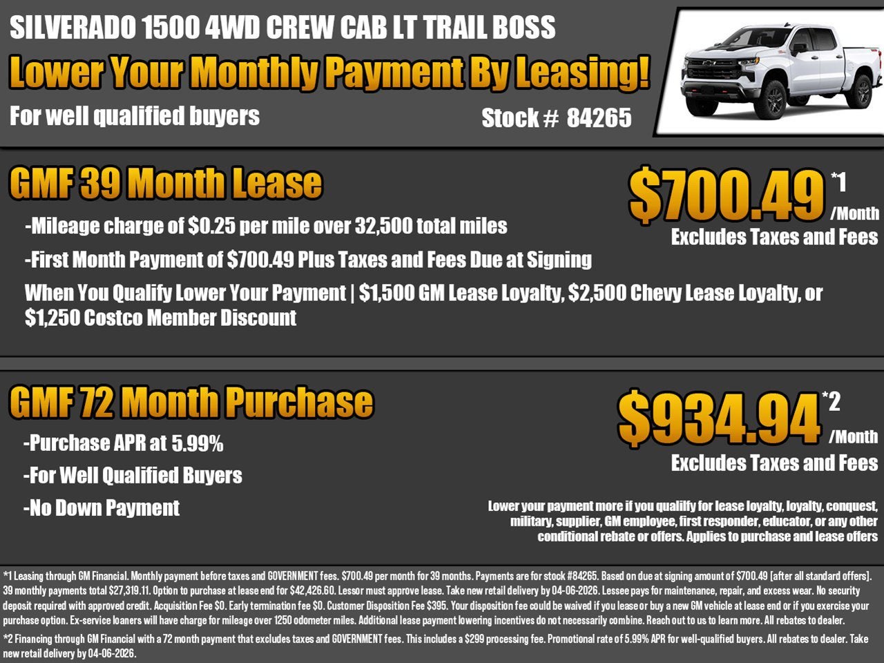 2026 Chevrolet Silverado 1500 LT Trail Boss