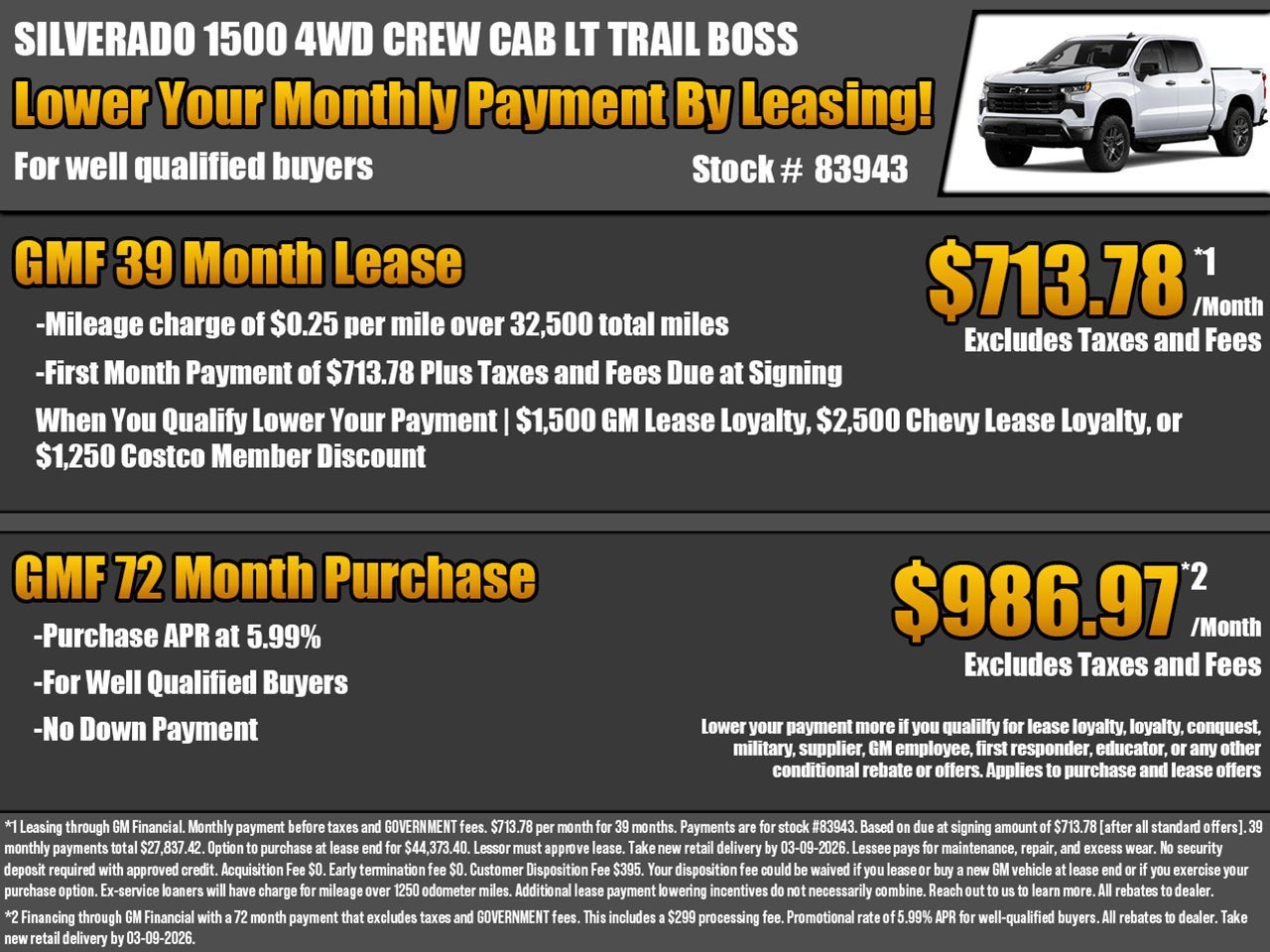 2026 Chevrolet Silverado 1500 LT Trail Boss