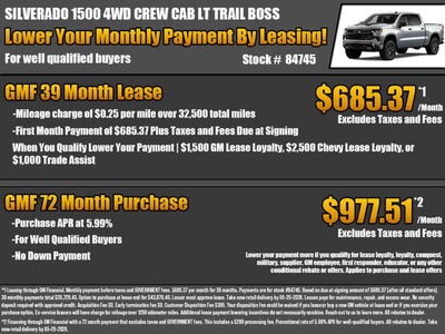 2026 Chevrolet Silverado 1500 LT Trail Boss