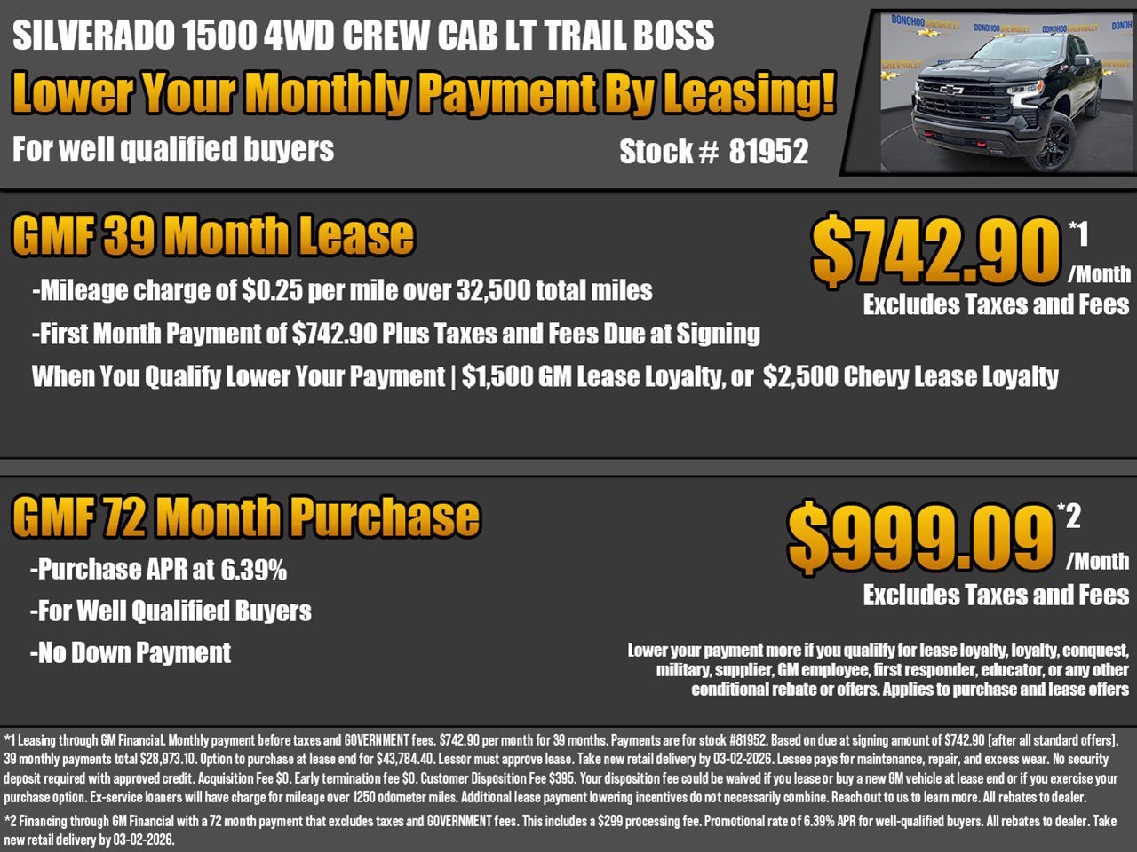 2026 Chevrolet Silverado 1500 LT Trail Boss