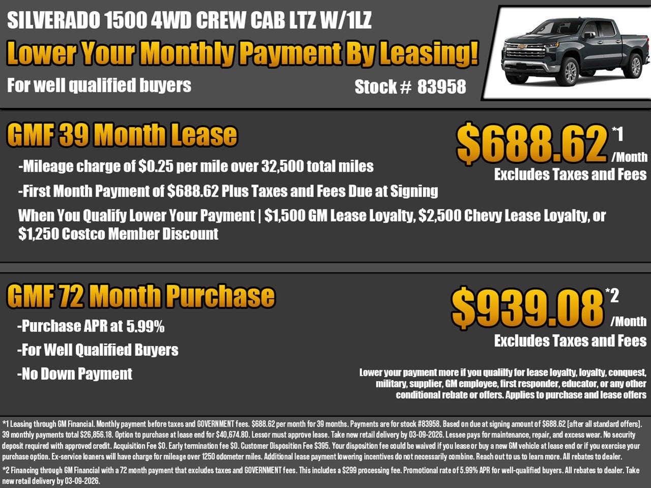 2026 Chevrolet Silverado 1500 LTZ