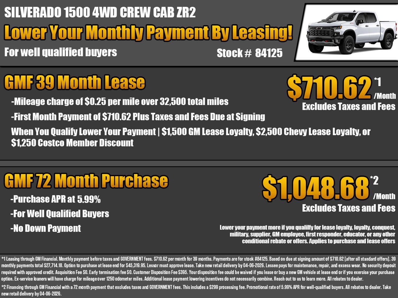 2026 Chevrolet Silverado 1500 ZR2