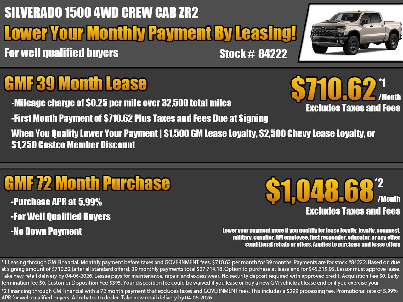 2026 Chevrolet Silverado 1500 ZR2