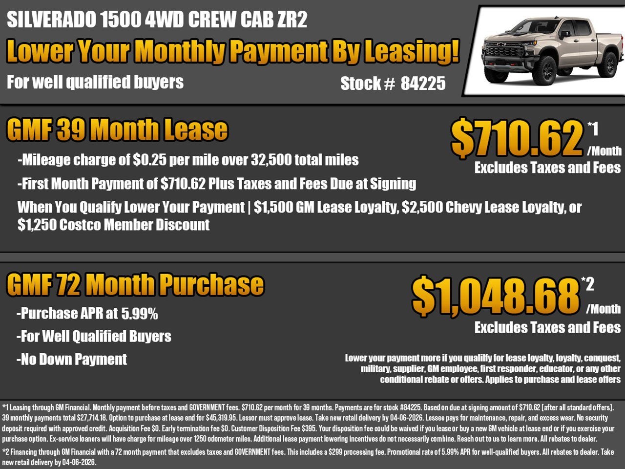 2026 Chevrolet Silverado 1500 ZR2