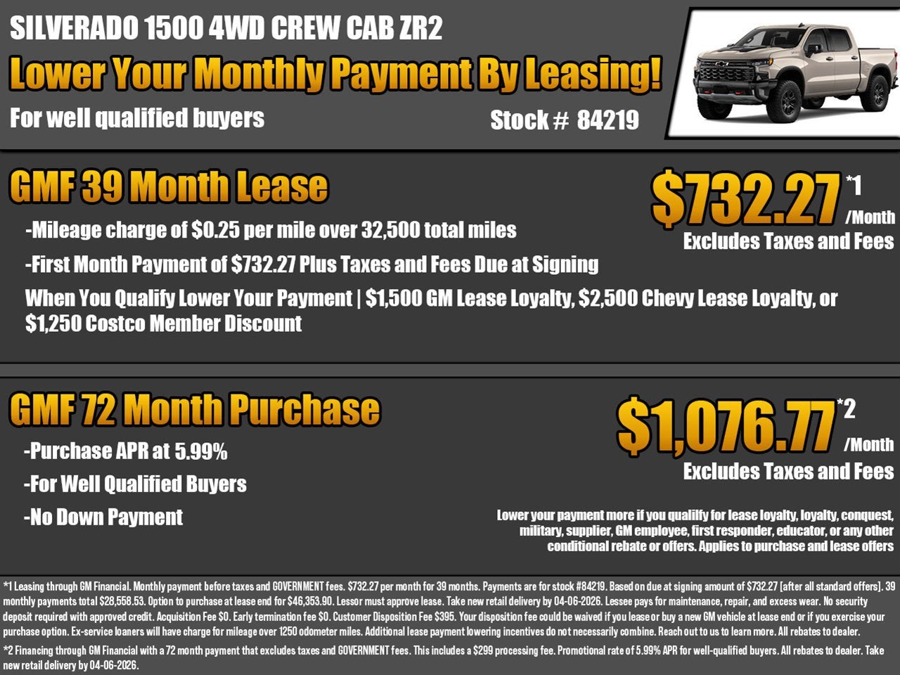 2026 Chevrolet Silverado 1500 ZR2