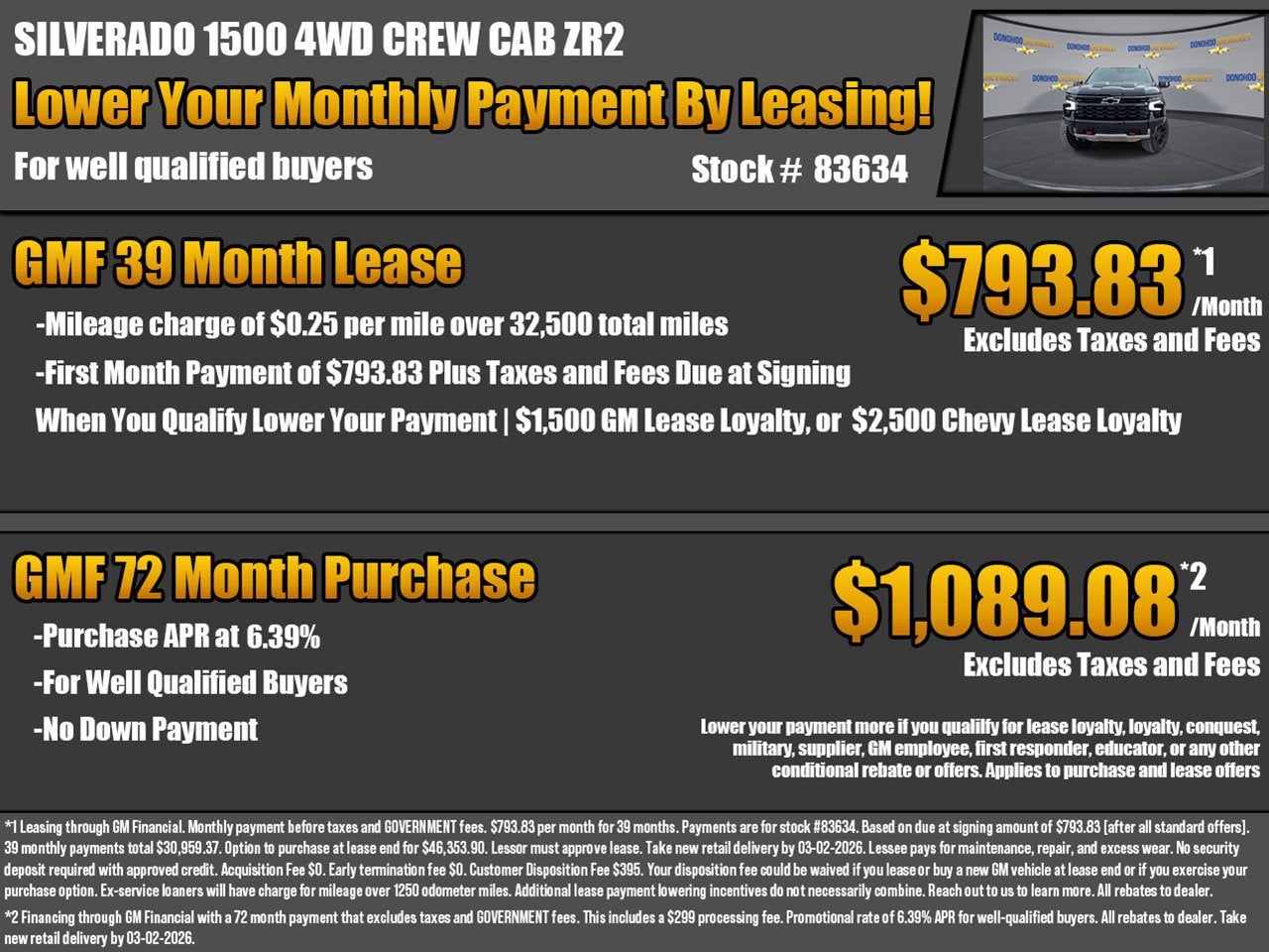 2026 Chevrolet Silverado 1500 ZR2