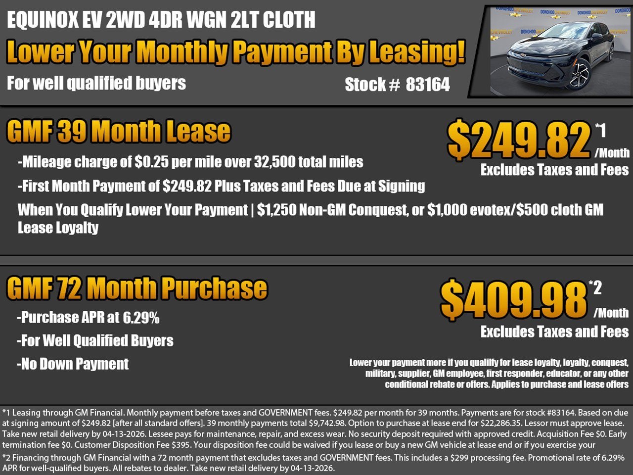 2026 Chevrolet Equinox EV LT