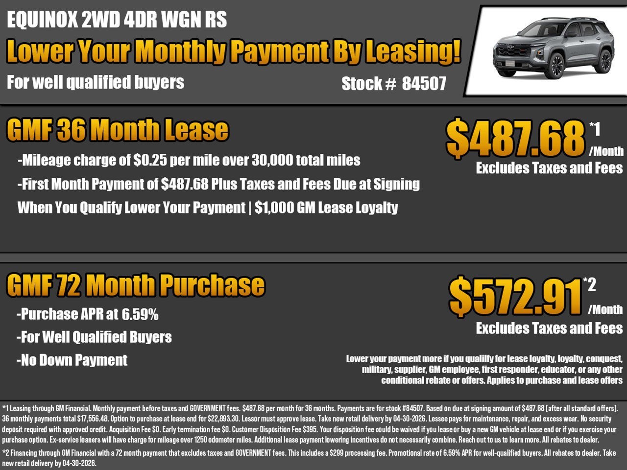 2026 Chevrolet Equinox RS