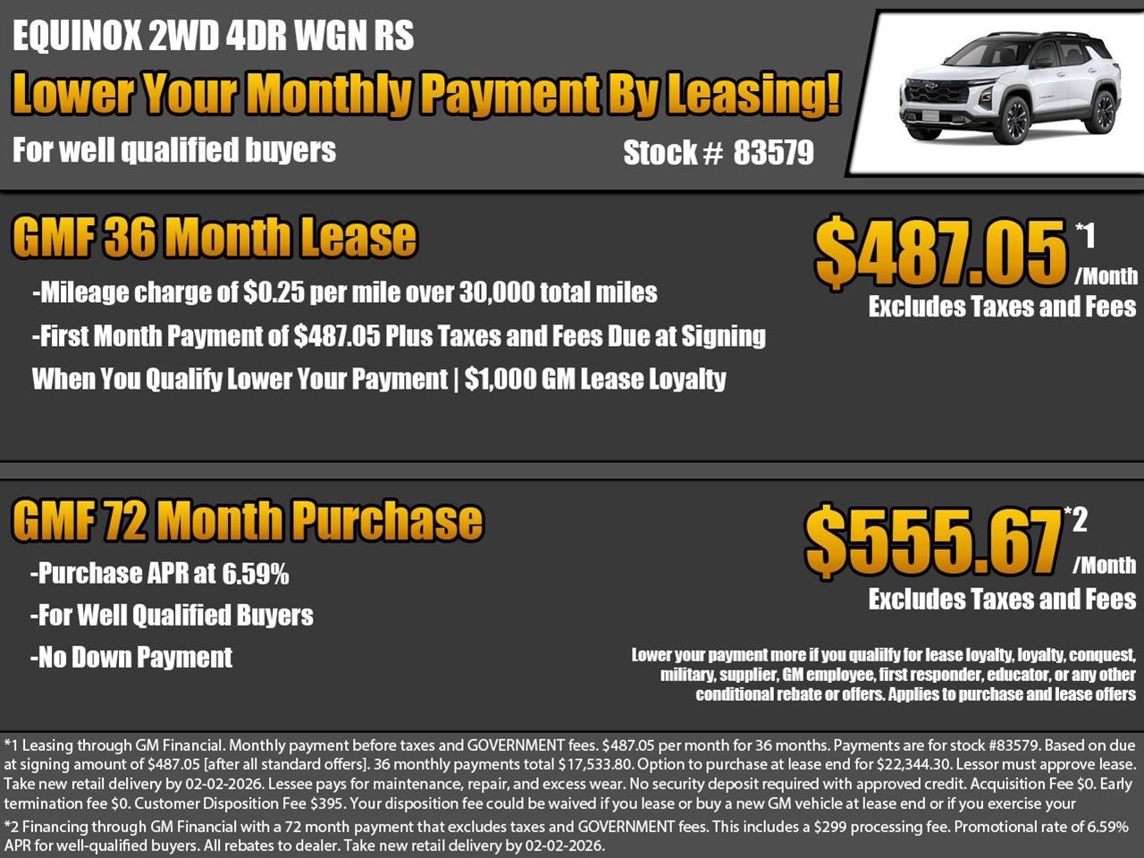2026 Chevrolet Equinox RS