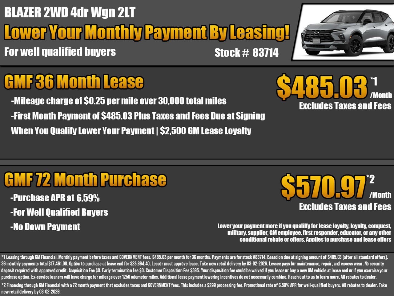 2026 Chevrolet Blazer 2LT