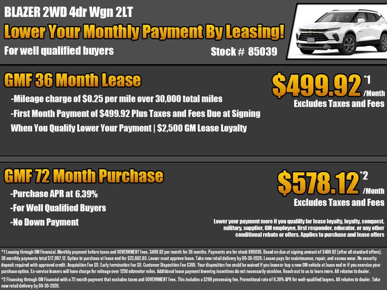 2026 Chevrolet Blazer 2LT