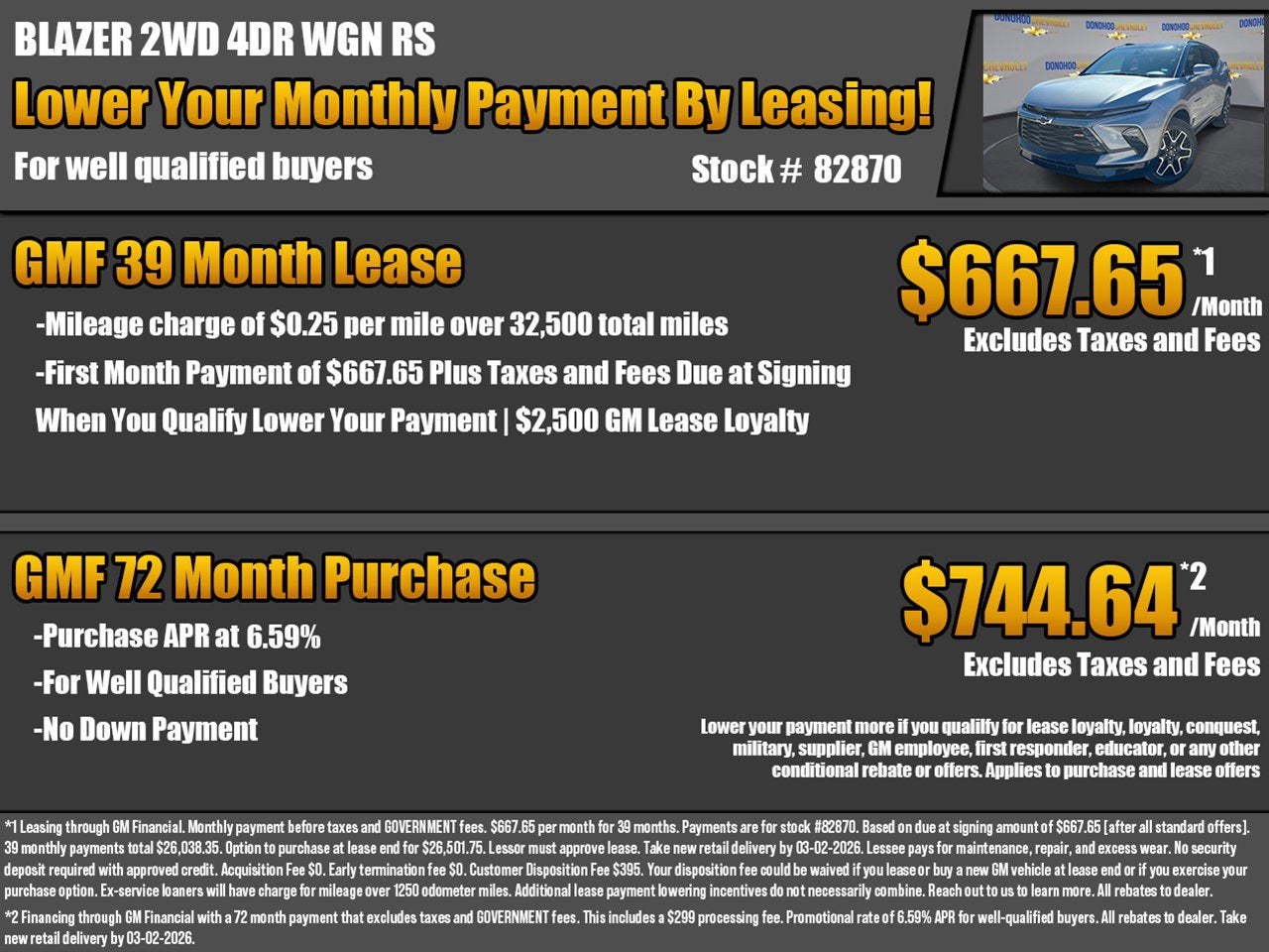 2026 Chevrolet Blazer RS