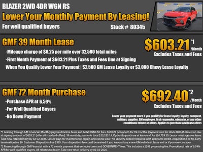 2025 Chevrolet Blazer RS