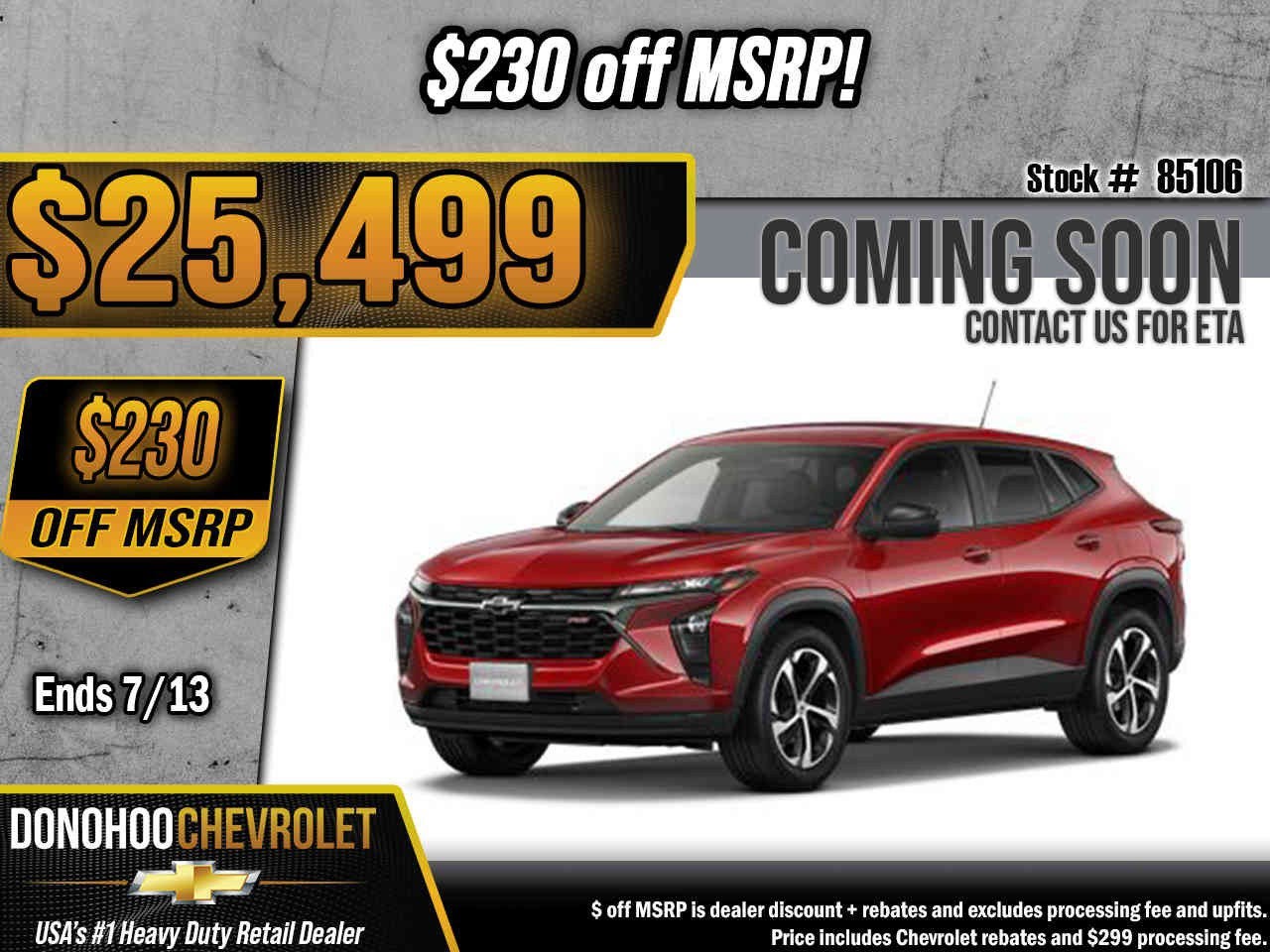 2026 Chevrolet Trax 1RS