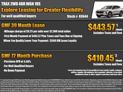 2026 Chevrolet Trax 1RS