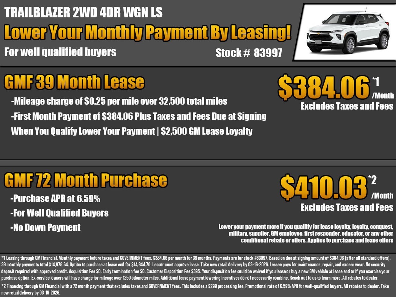 2026 Chevrolet Trailblazer LS