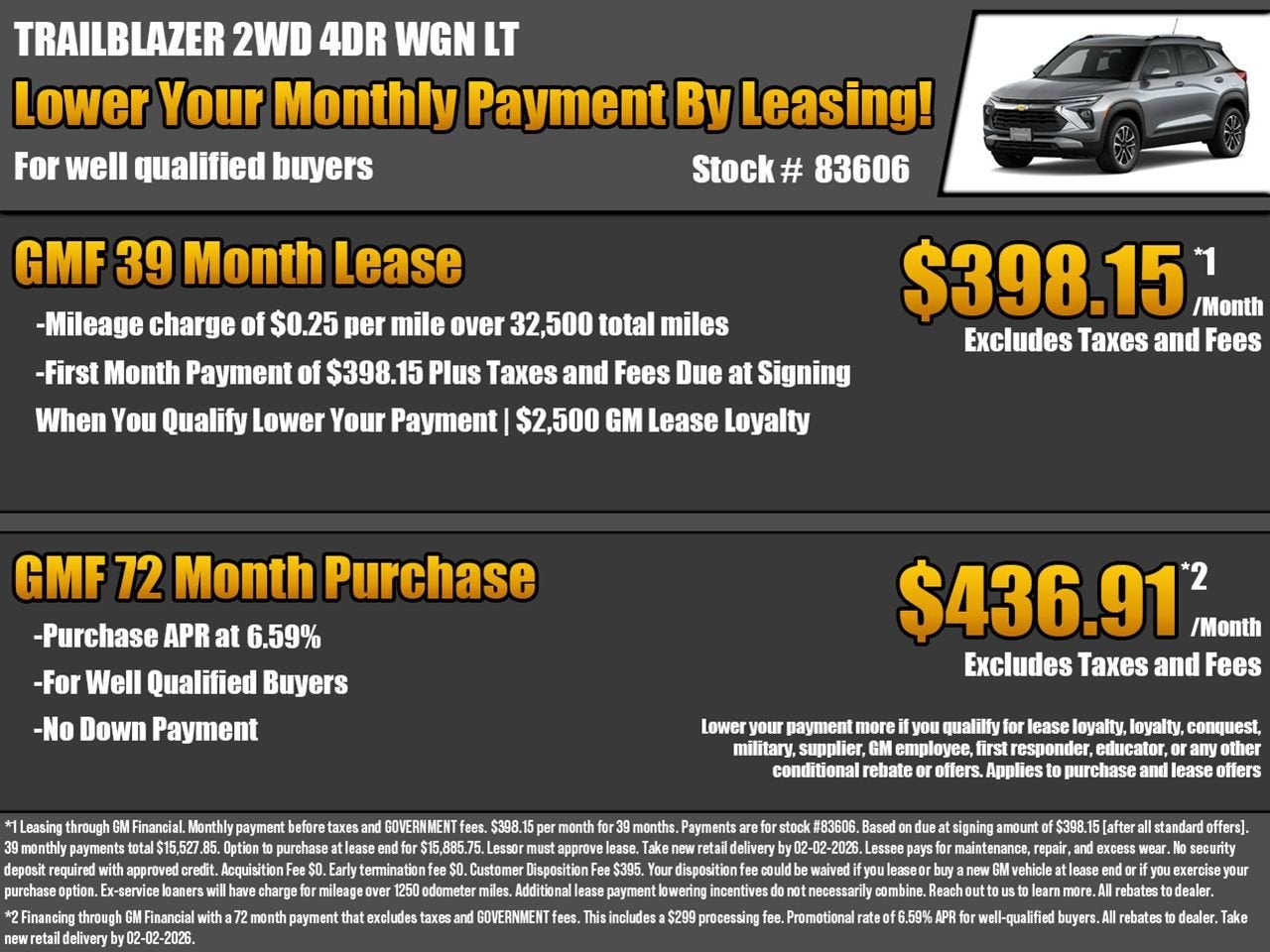 2026 Chevrolet Trailblazer LT