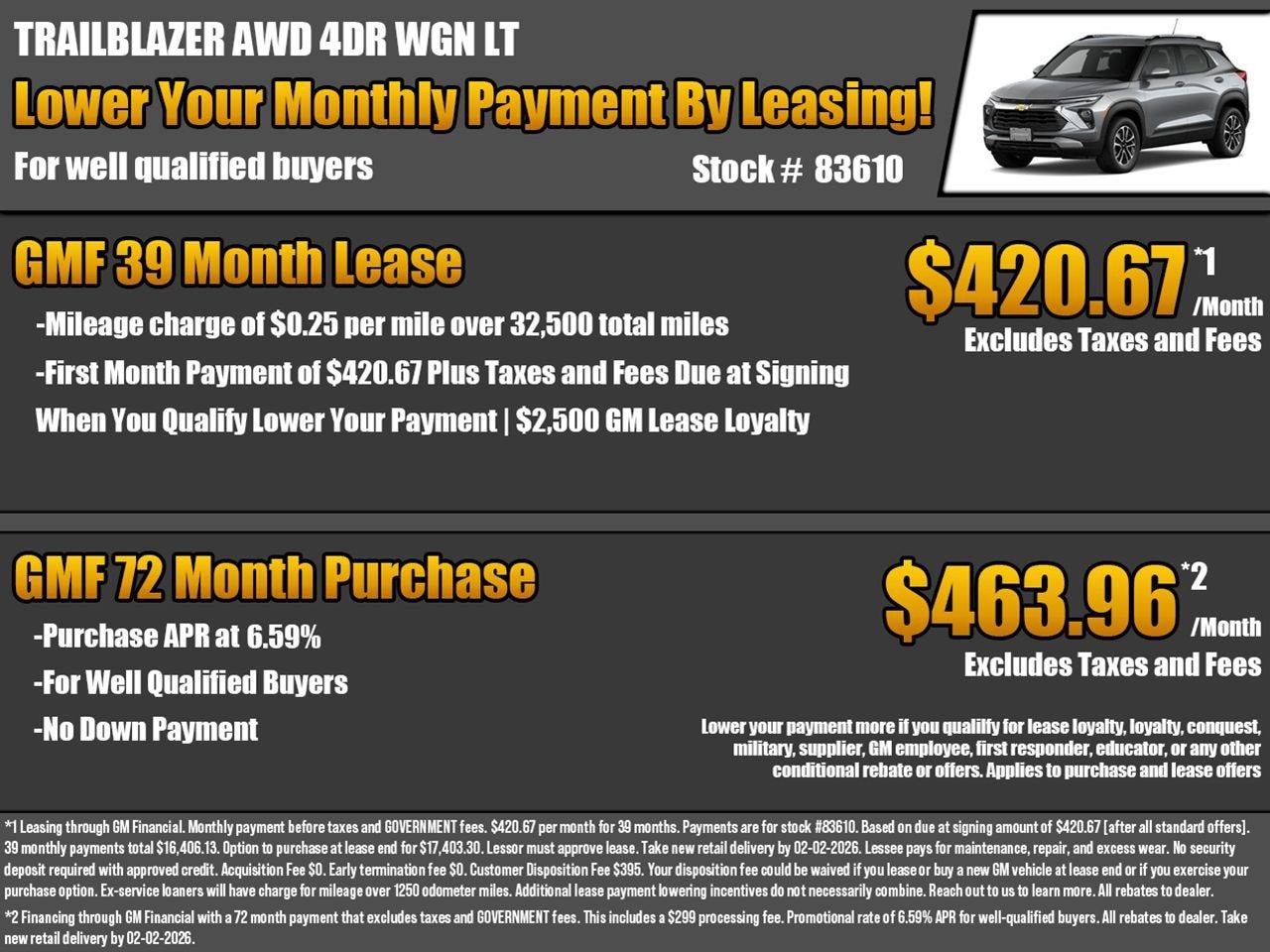 2026 Chevrolet Trailblazer LT