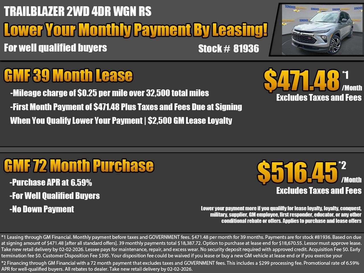 2026 Chevrolet Trailblazer RS