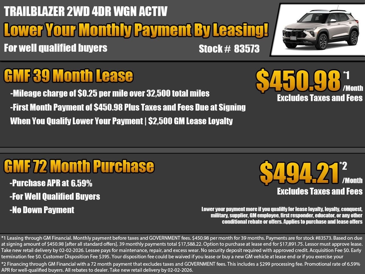 2026 Chevrolet Trailblazer ACTIV