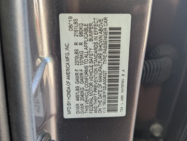 2020 Acura TLX 2.4L FWD