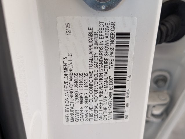 2026 Honda Civic Hatchback Sport