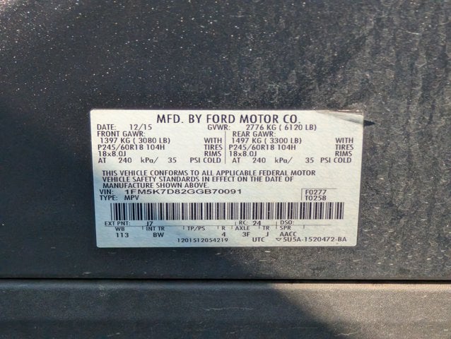 2016 Ford Explorer XLT